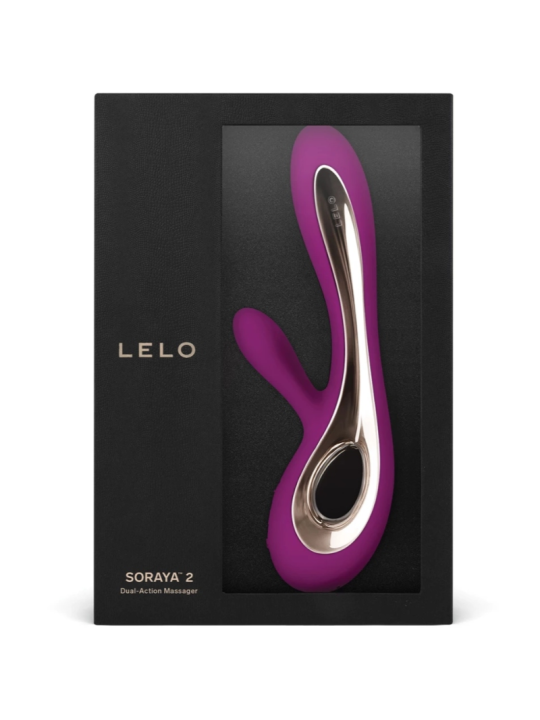 SORAYA 2 VIBRADOR RABBIT MORADO DE LA MARCA LELO