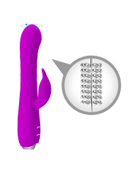 MOLLY VIBRADOR CON ROTACION RECARGABLE DE LA MARCA PRETTY LOVE