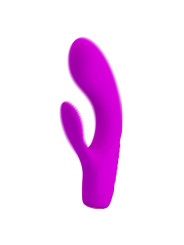 TIM VIBRADOR RECARGABLE MORADO DE LA MARCA PRETTY LOVE FLIRTATION