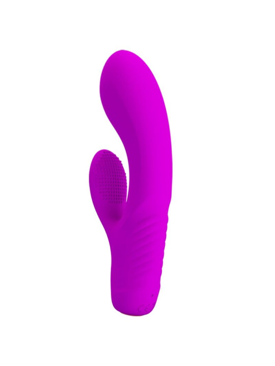 TIM VIBRADOR RECARGABLE MORADO DE LA MARCA PRETTY LOVE FLIRTATION