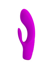 TIM VIBRADOR RECARGABLE MORADO DE LA MARCA PRETTY LOVE FLIRTATION