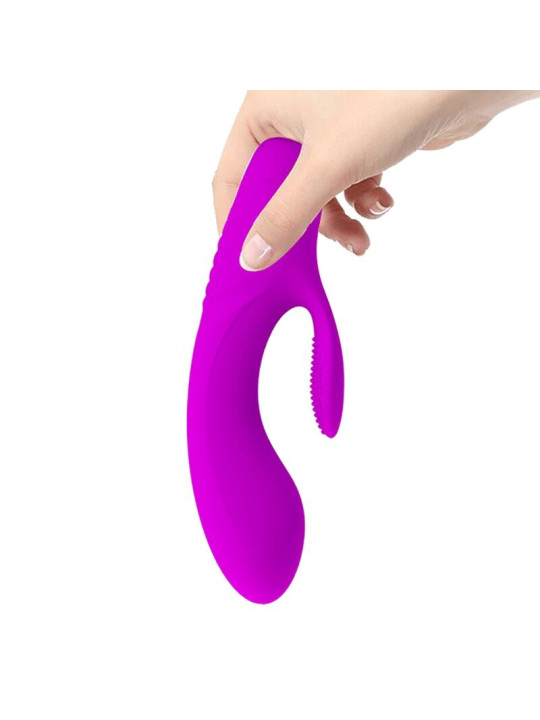 TIM VIBRADOR RECARGABLE MORADO DE LA MARCA PRETTY LOVE FLIRTATION