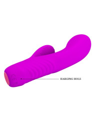 TIM VIBRADOR RECARGABLE MORADO DE LA MARCA PRETTY LOVE FLIRTATION