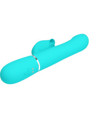 VIBRADOR RABBIT PERLAS VERDE AGUA DE LA MARCA PRETTY LOVE FLIRTATION