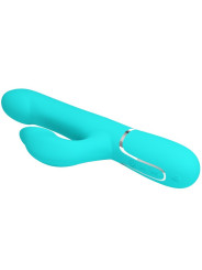 VIBRADOR RABBIT PERLAS VERDE AGUA DE LA MARCA PRETTY LOVE FLIRTATION