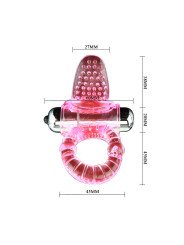 SWEET ABS 10 RITMOS RING ANILLO PENE VIBRADOR ROSA DE LA MARCA BAILE FOR HIM