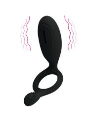 ANILLO VIBRADOR CON ESTIMULADOR ETHEL DE LA MARCA PRETTY LOVE MALE