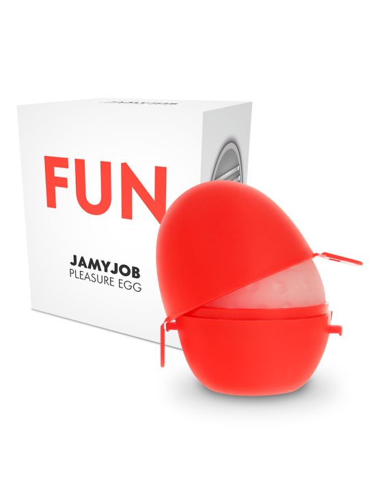 JAMYJOB - HUEVO MASTURBADOR DISCRETO EDICION ROJO FUN DE LA MARCA JAMYJOB