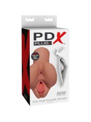 PDX PLUS - PICK YOUR PLEASURE MASTURBADOR DOBLE DE LA MARCA PDX PLUS+