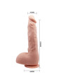 DILDO REALISTICO JASON NATURAL 24 CM DE LA MARCA BAILE VIBRATORS