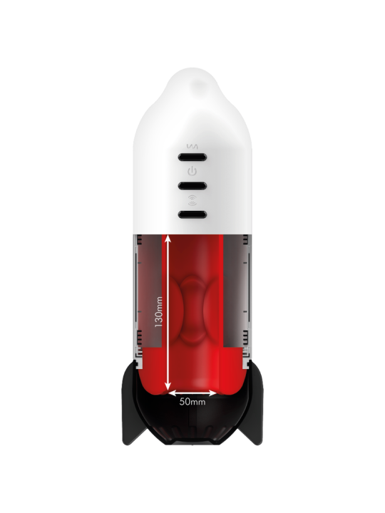 ROCKET MASTURBADOR TECNOLOGÍA SOFT COMPRESSION Y VIBRACION DE LA MARCA JAMYJOB