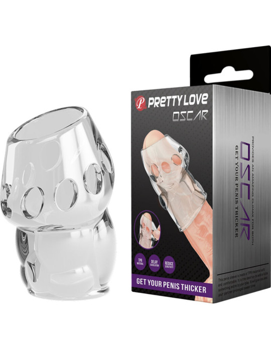 OSCAR ENGROSADOR PENE TRANSPARENTE DE LA MARCA PRETTY LOVE MALE