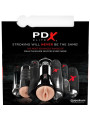 SET MASTURBADOR STROKER 12 UNIDADES: 6X VAGINA, 3X ANO, 3X BOCA DE LA MARCA PDX ELITE