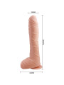 ALEX DILDO PIEL REALISTA 27 CM DE LA MARCA BAILE DILDOS