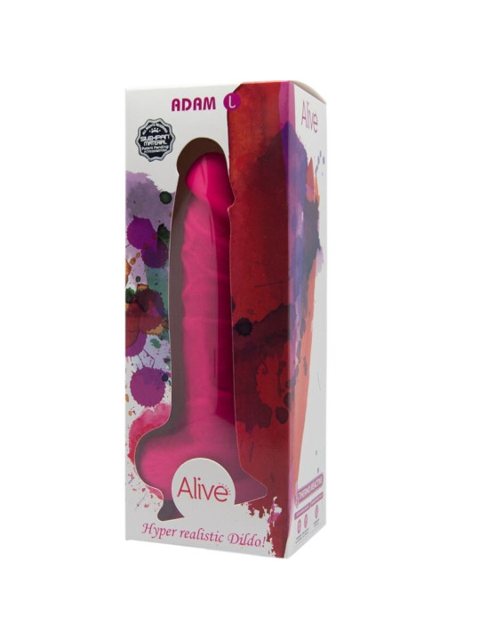 ADAM L PENE REALISTICO FUCSIA 19 CM DE LA MARCA ALIVE