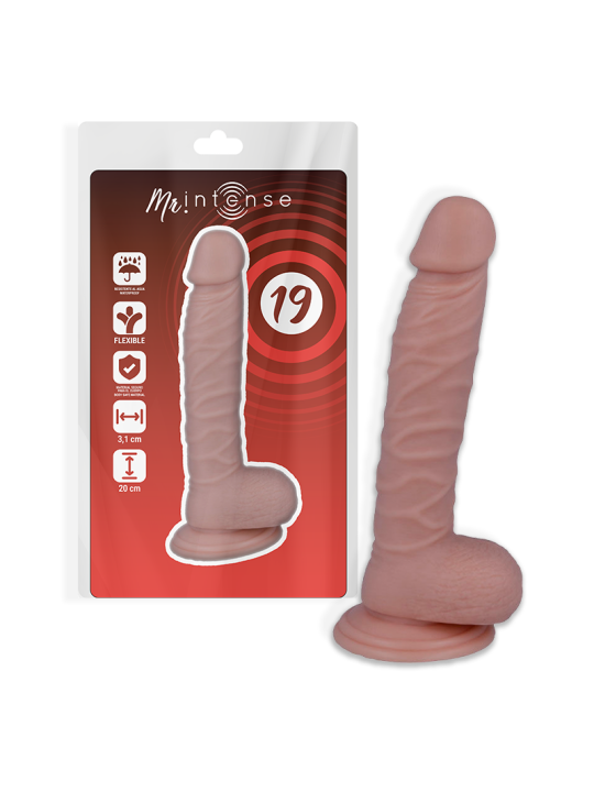 19 PENE REALISTICO 20 CM -O- 3.1 CM DE LA MARCA MR. INTENSE