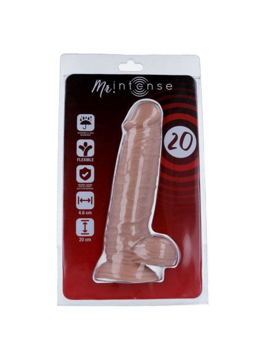 20 PENE REALISTICO 20 CM -O- 4.6 CM DE LA MARCA MR. INTENSE