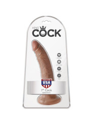 PENE REALISTICO 17.5 CM CARAMELO DE LA MARCA KING COCK