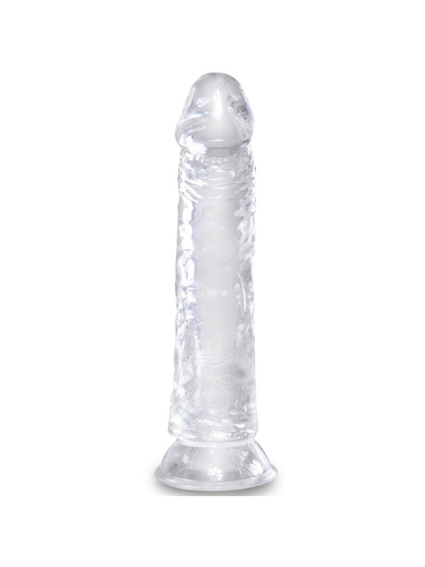 CLEAR PENE REALISTICO 19.7 CM TRANSPARENTE DE LA MARCA KING COCK