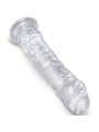 CLEAR PENE REALISTICO 19.7 CM TRANSPARENTE DE LA MARCA KING COCK