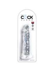 CLEAR PENE REALISTICO 19.7 CM TRANSPARENTE DE LA MARCA KING COCK