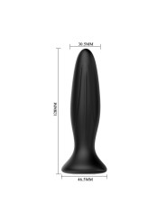 PLUG ANAL VIBRADOR NEGRO RECARGABLE DE LA MARCA MR PLAY