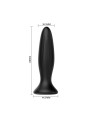 PLUG ANAL VIBRADOR NEGRO RECARGABLE DE LA MARCA MR PLAY