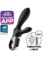 HEAT CLIMAX+ VIBRADOR ANAL APP NEGRO DE LA MARCA SATISFYER CONNECT