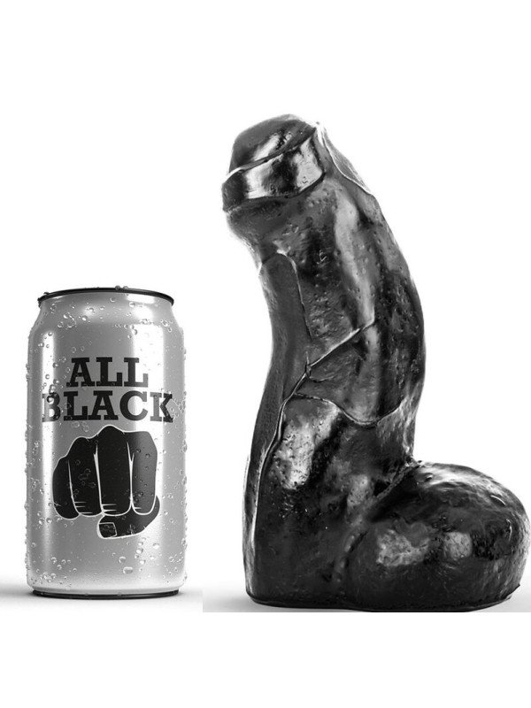 REALISTIC DONG NEGRO 17 CM DE LA MARCA ALL BLACK