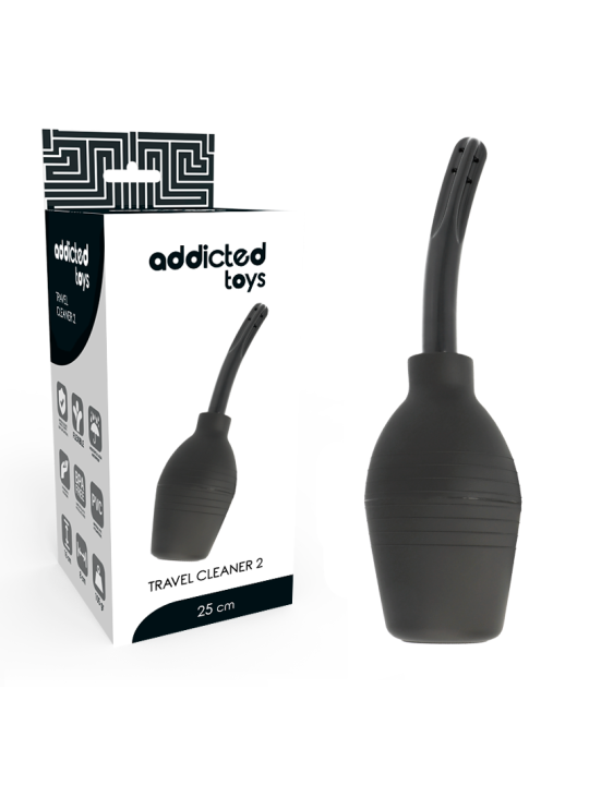 SQUEEZE PERA LIMPIEZA ANAL NEGRO DE LA MARCA ADDICTED TOYS