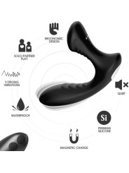 STORM VIBRADOR ANAL PROSTATA & PLUG CONTROL REMOTO NEGRO DE LA MARCA ARMONY ANAL