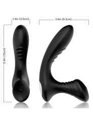 STORM VIBRADOR ANAL PROSTATA & PLUG CONTROL REMOTO NEGRO DE LA MARCA ARMONY ANAL