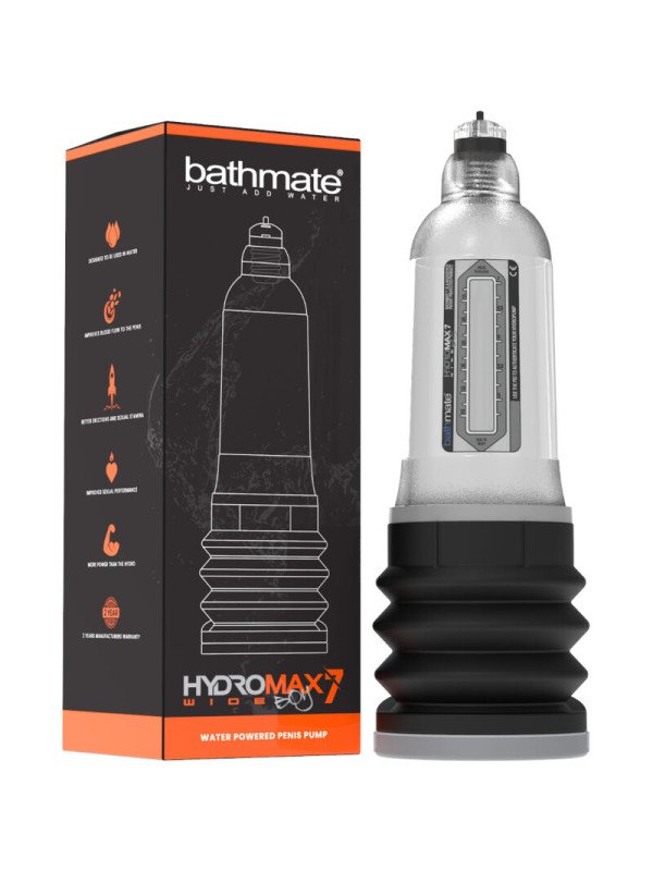 HYDROMAX 7 WIDE BOY X30 TRANSPARENTE DE LA MARCA BATHMATE