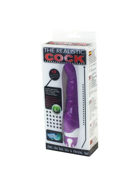 REALISTIC COCK 10 RITMOS SENSATION VIOLETA DE LA MARCA BAILE VIBRATORS