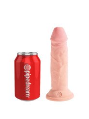 DILDO TRIPLE DENSIDAD 15 CM DE LA MARCA KING COCK PLUS