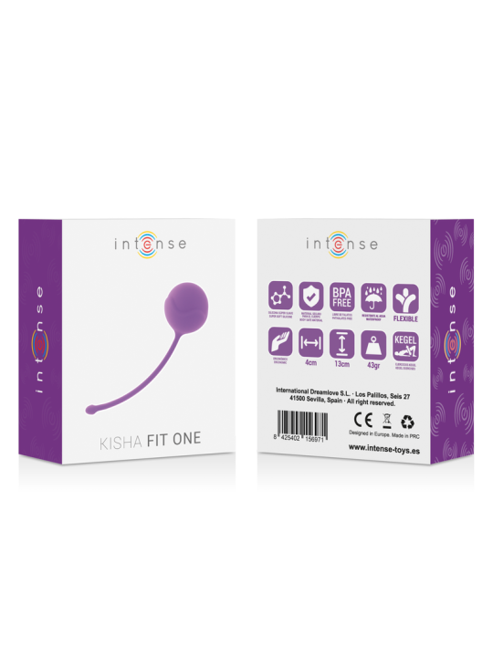 KISHA FIT ONE SILICONE KEGEL LILA DE LA MARCA INTENSE HEALTH & FUN