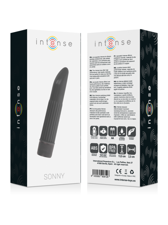 SONNY VIBRADOR NEGRO DE LA MARCA INTENSE FUN