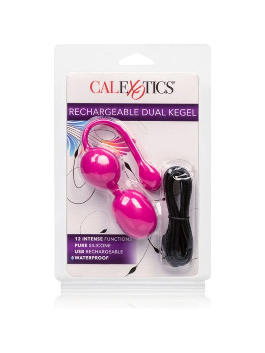 BOLAS DUAL KEGEL RECARGABLES ROSA DE LA MARCA CALEXOTICS