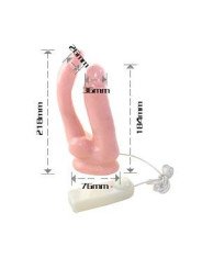 PENE REALISTICO DOBLE PENETRACION DE LA MARCA BAILE VIBRATORS