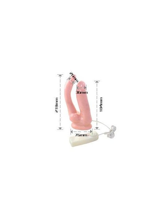 PENE REALISTICO DOBLE PENETRACION DE LA MARCA BAILE VIBRATORS