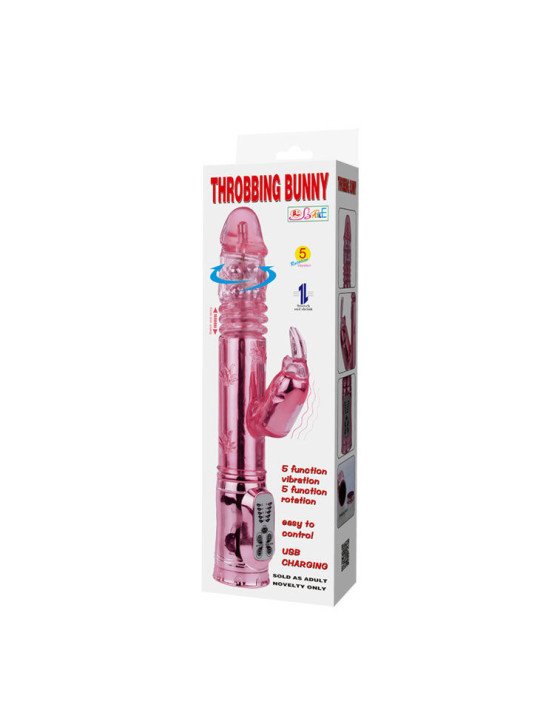 THROBBING BUNNY ROTADOR RAMPANTE ROSA DE LA MARCA BAILE ROTATIONS