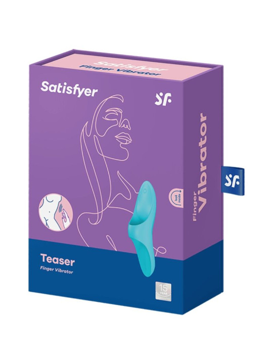 TEASER DEDAL VIBRADOR AZUL LIGHT DE LA MARCA SATISFYER VIBRATOR