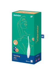 TWIRLING JOY ESTIMULADOR CLITORIS BLANCO DE LA MARCA SATISFYER CONNECT