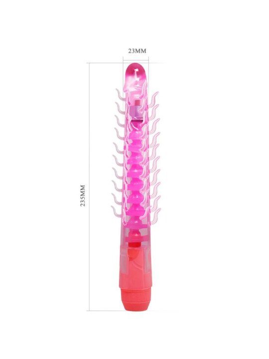 FLEXI VIBE SENSUAL SPINE BENDABLE VIBRATING DILDO 23.5 CM DE LA MARCA BAILE