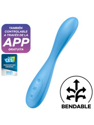 G-SPOT FLEX 4+ MULTI VIBRADOR APP AZUL DE LA MARCA SATISFYER CONNECT