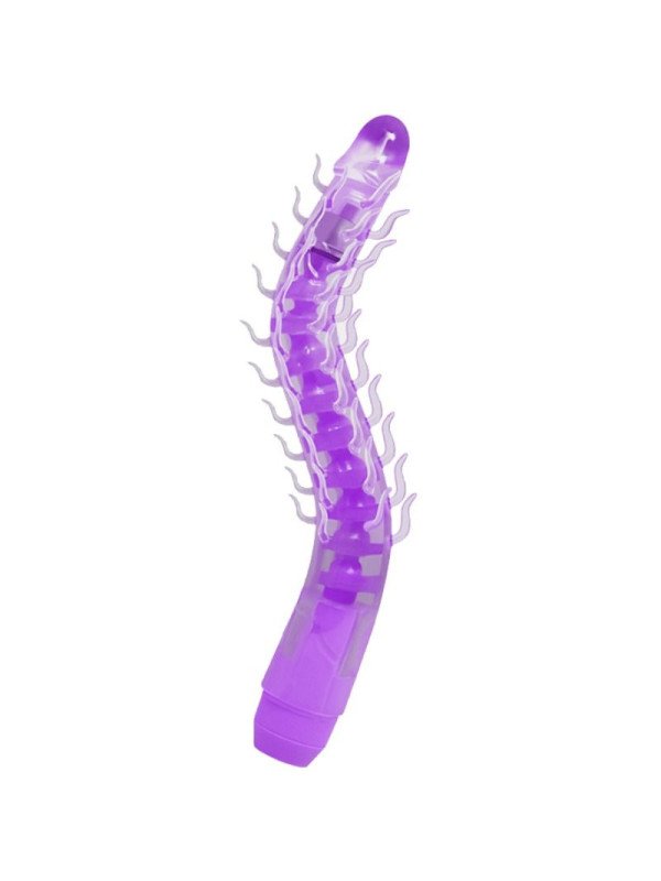 FLEXI VIBE SENSUAL SPINE BENDABLE VIBRATING DILDO LILA 23.5 CM DE LA MARCA BAILE