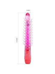 FLEXI VIBE SENSUAL SPINE BENDABLE VIBRATING DILDO LILA 23.5 CM DE LA MARCA BAILE