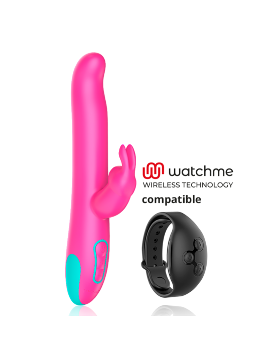 PLUTO RABBIT VIBRATOR & ROTATOR COMPATIBLE CON WATCHME WIRELESS TECHNOLOGY DE LA MARCA HAPPY LOKY