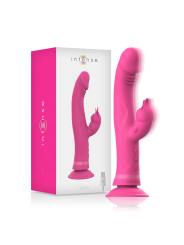 JULIO VIBRADOR RABBIT SILICONA ROSA DE LA MARCA INTENSE FUN