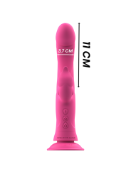 JULIO VIBRADOR RABBIT SILICONA ROSA DE LA MARCA INTENSE FUN